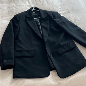 Zara oversized fit black blazer